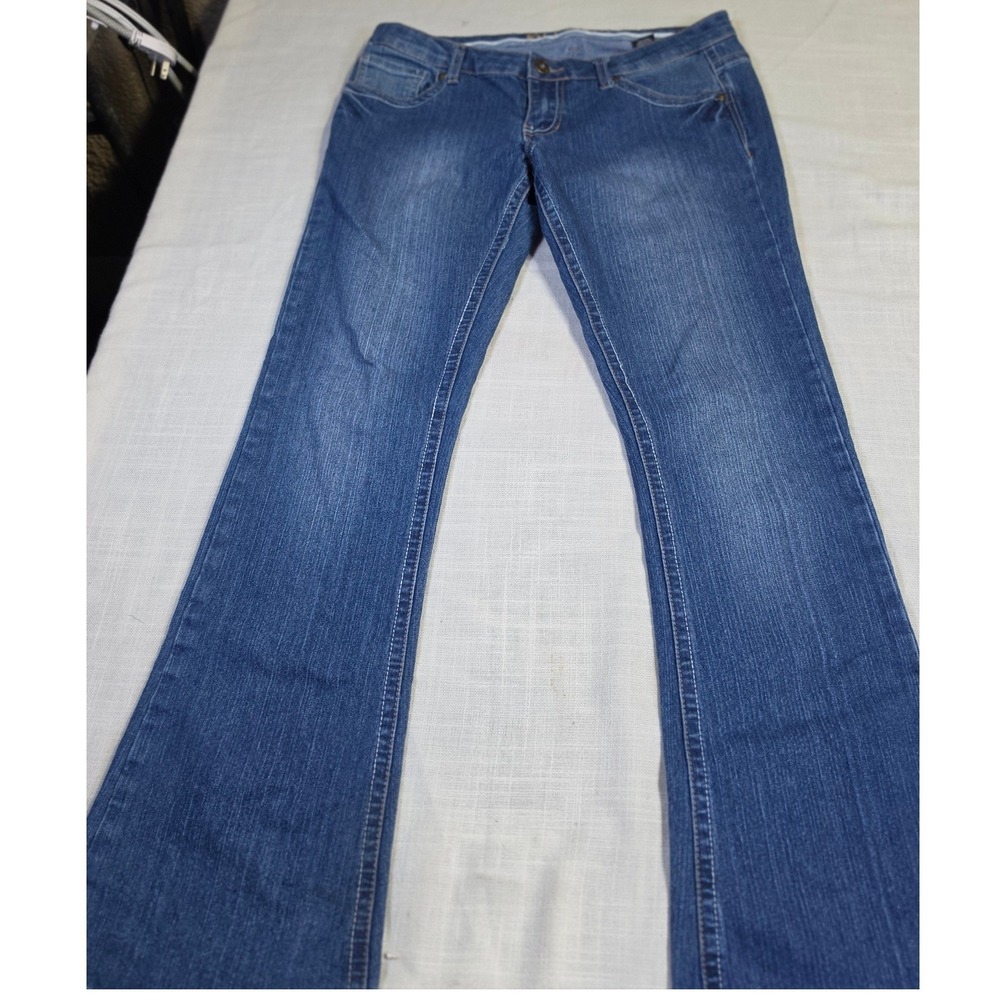 Rue21 Mid Rise Bootcut Jeans Blue Denim Medium Wash Size 5/6S